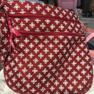Red flowered pattern Vera Bradley.